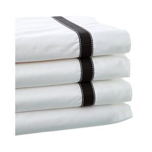 Maurizio Italy Notting Hill Sheet Set, Black